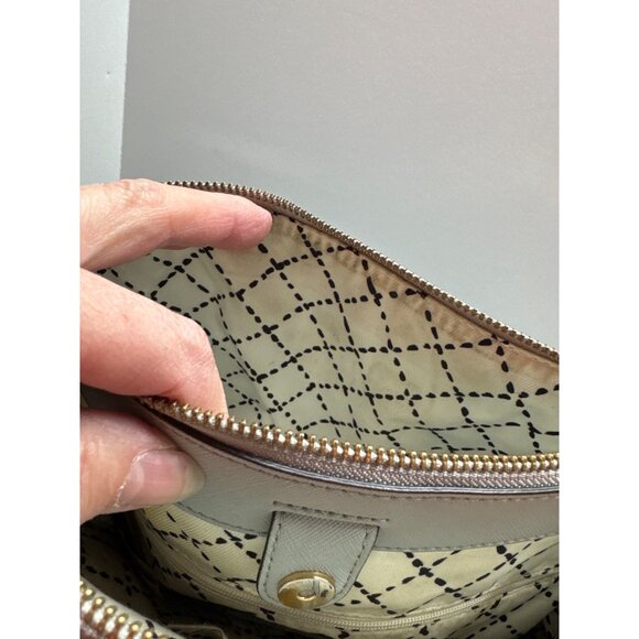 Kate Spade New York NewBury Lane Lt Green Small Leather Handbag Missing Shoulder - Picture 8 of 16